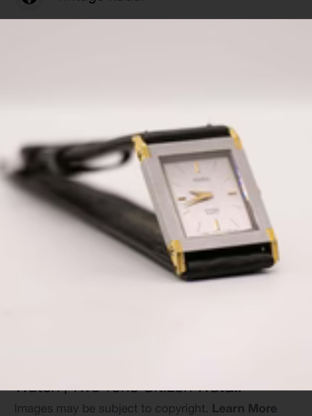 Pulsar Watch: Two-Tone Dial Silver and Gold  Leather Band Vintage 90’s